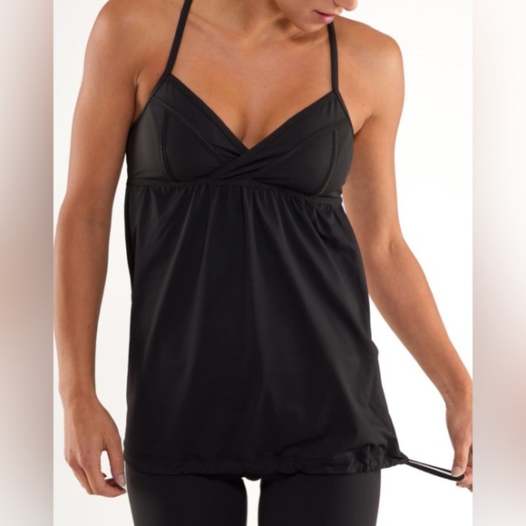 lululemon athletica Tops - Lululemon Rehearsal Tank Black size 10